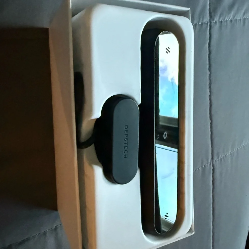 4K UHD Black Webcam